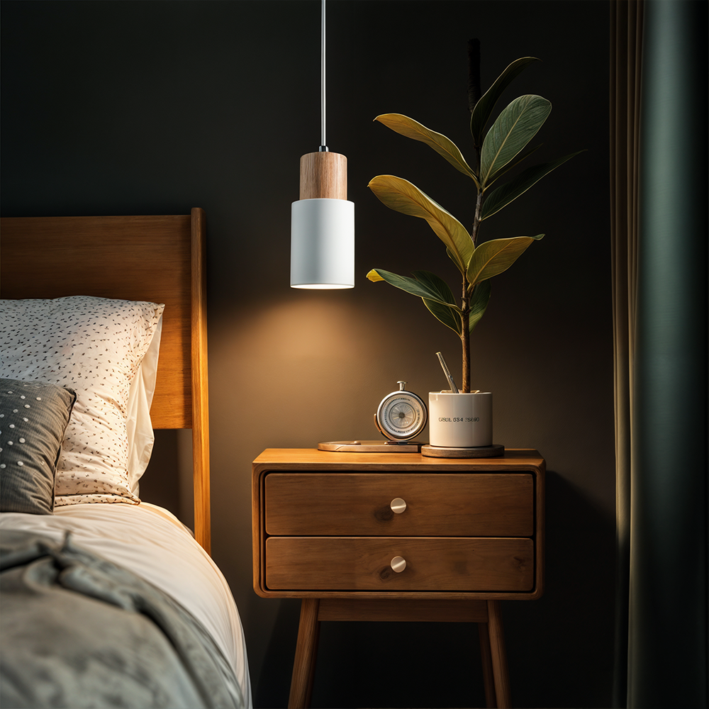 Amélie Handcrafted Oak Pendant Light