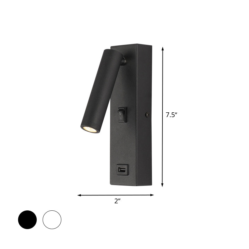 Noémie USB-wiederaufladbare LED-Röhrenwandleuchte