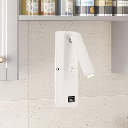 Noémie USB-wiederaufladbare LED-Röhrenwandleuchte