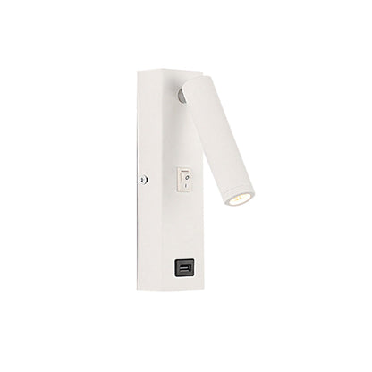 Noémie USB-wiederaufladbare LED-Röhrenwandleuchte