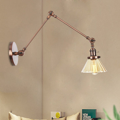 Nova Industrial Cone Glas-Wandleuchte