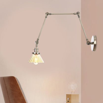 Nova Industrial Cone Glas-Wandleuchte