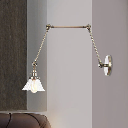 Nova Industrial Cone Glas-Wandleuchte