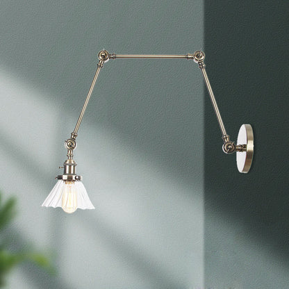 Nova Industrial Cone Glas-Wandleuchte