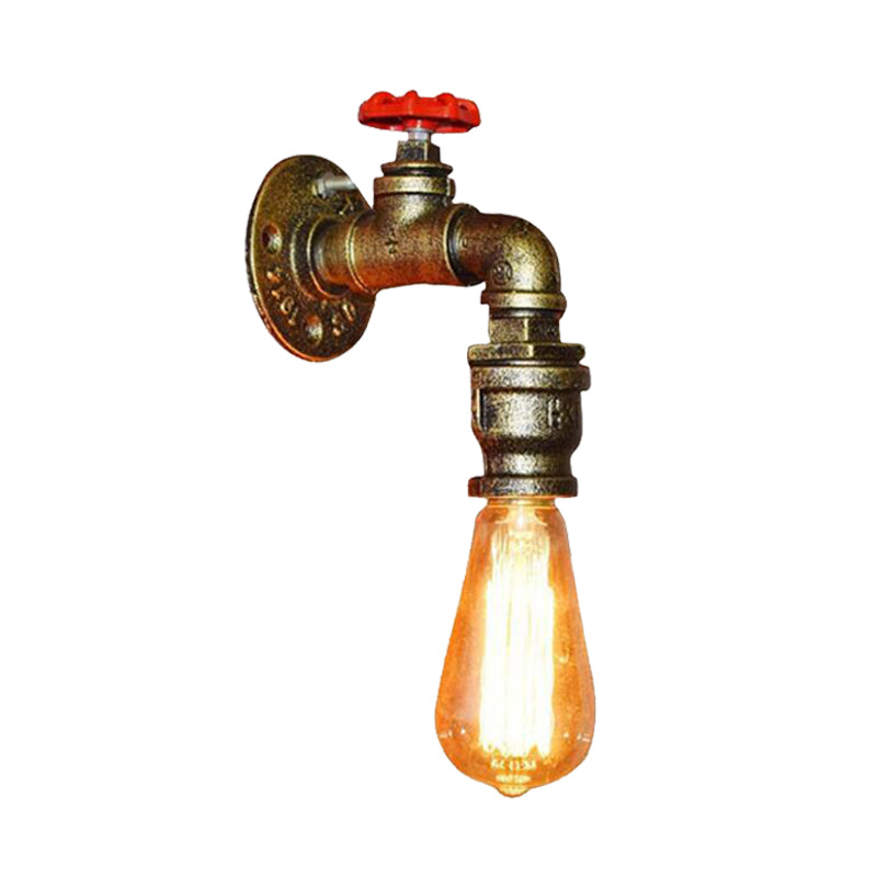 Axel Industrielle Wasserrohr-Wandleuchte