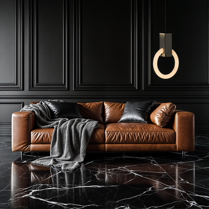 Isabelle Circular Halo Pendant
