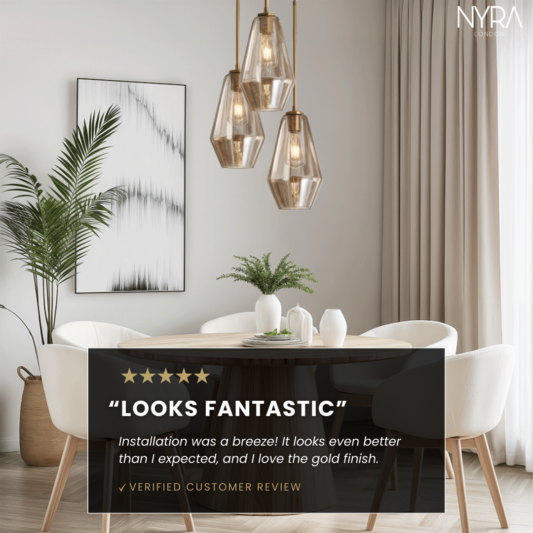 Monica Designer-Glas-Pendelleuchte
