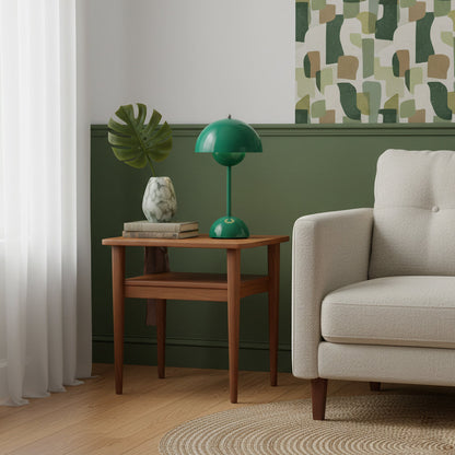 Élodie Wiederaufladbare LED-Tischleuchte mit Doppelkugeldesign