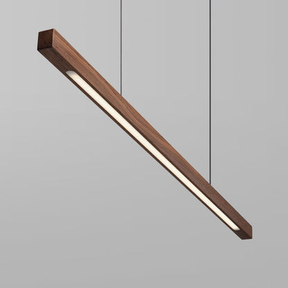 Amélie Eichen- & Walnuss-Linearchandelier