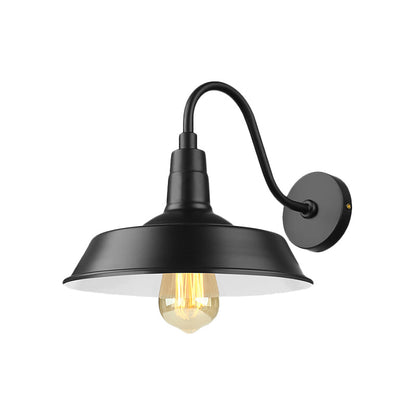 Harper Industrial Gooseneck Barn Wall Sconce