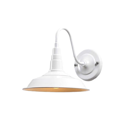 Harper Industrial Gooseneck Barn Wall Sconce