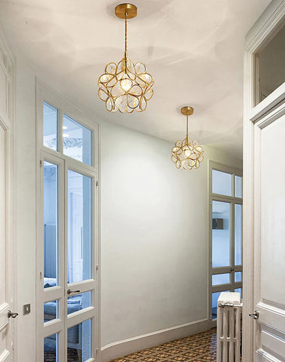 Clara Flower Glass Pendant Light