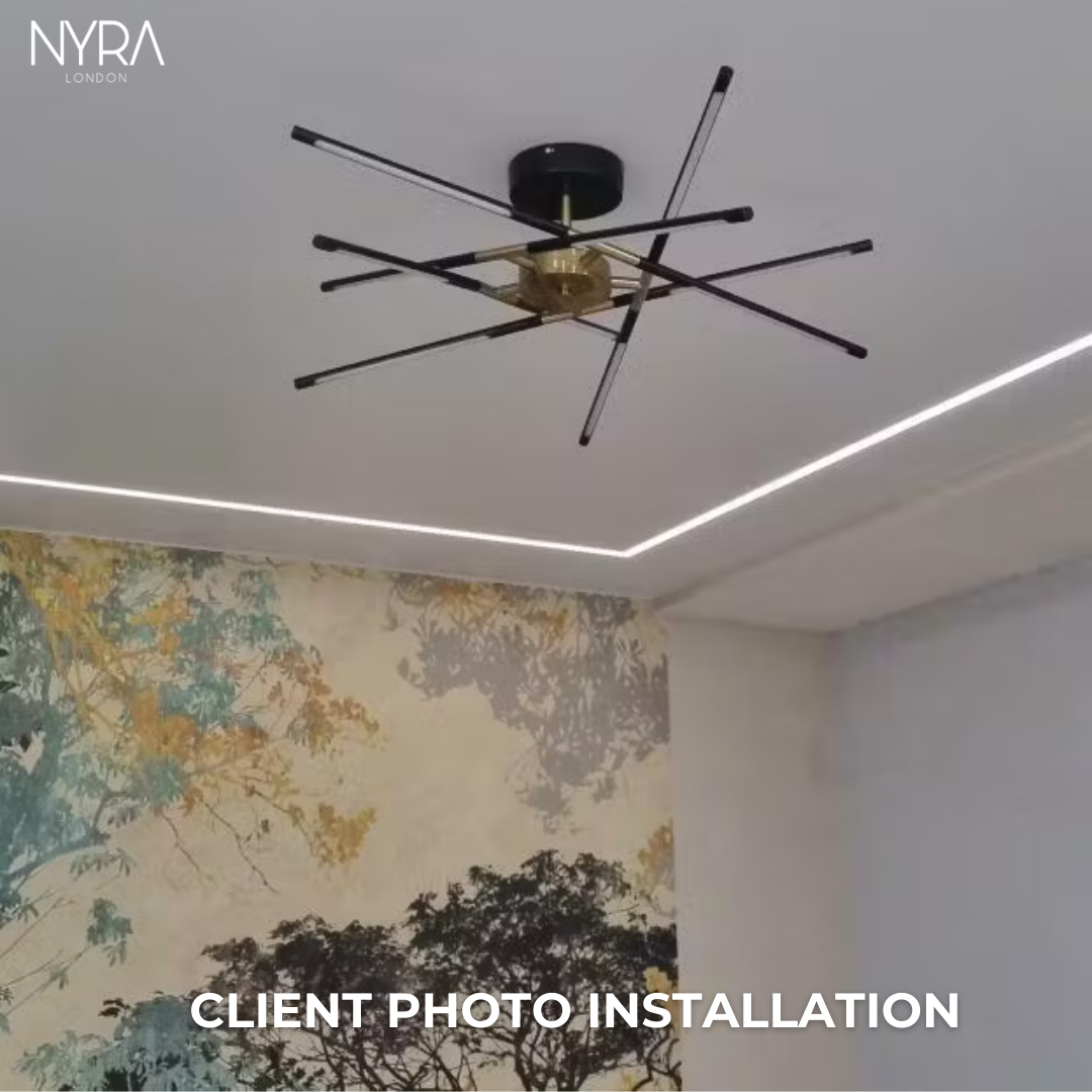 Manon Modern Forged Aluminum Chandelier