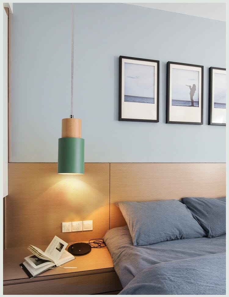 Amélie Handcrafted Oak Pendant Light