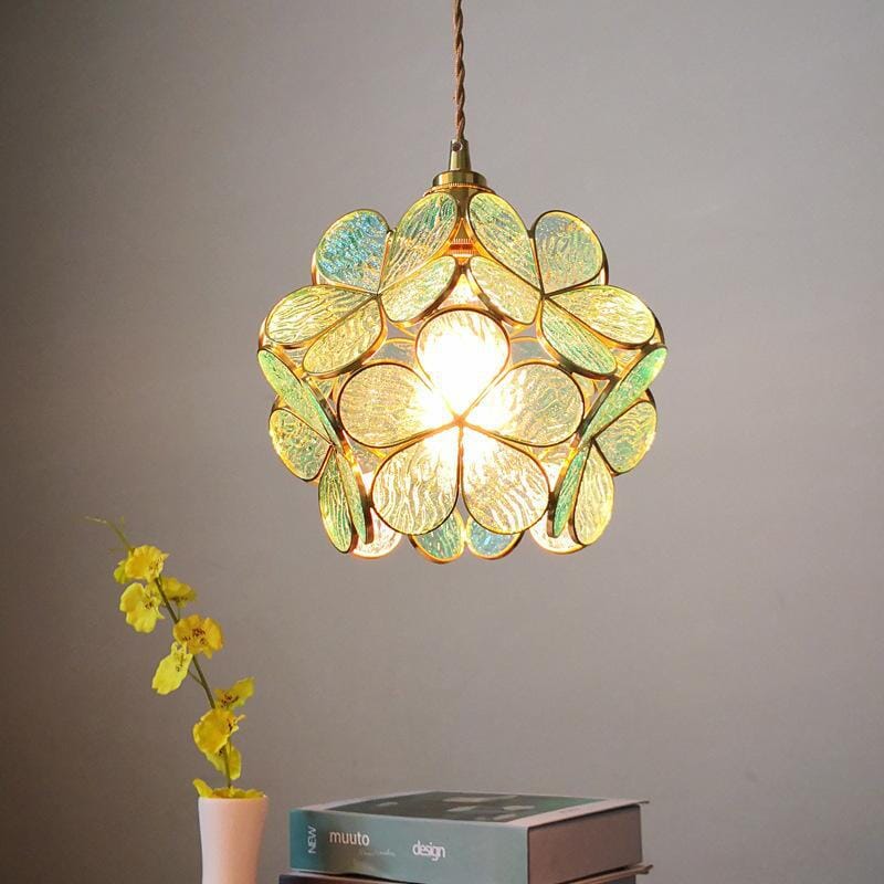 Clara Flower Glass Pendant Light