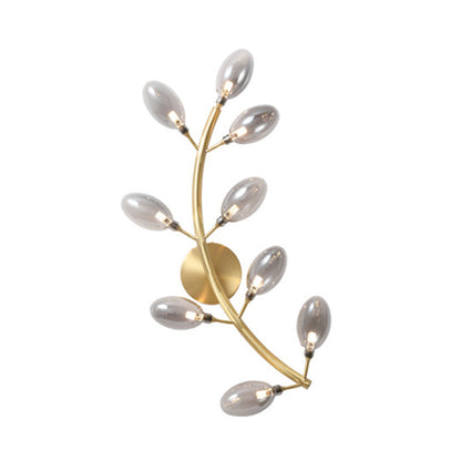Geneviève Gold Grape Cluster Wall Light Sconce