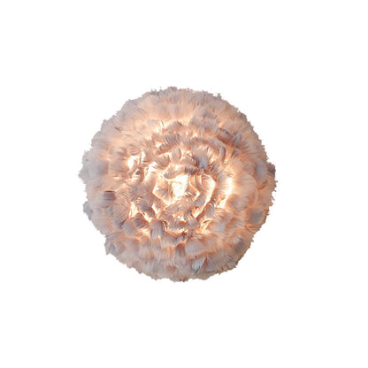 Océane Feather Bloom Wall Light Sconce