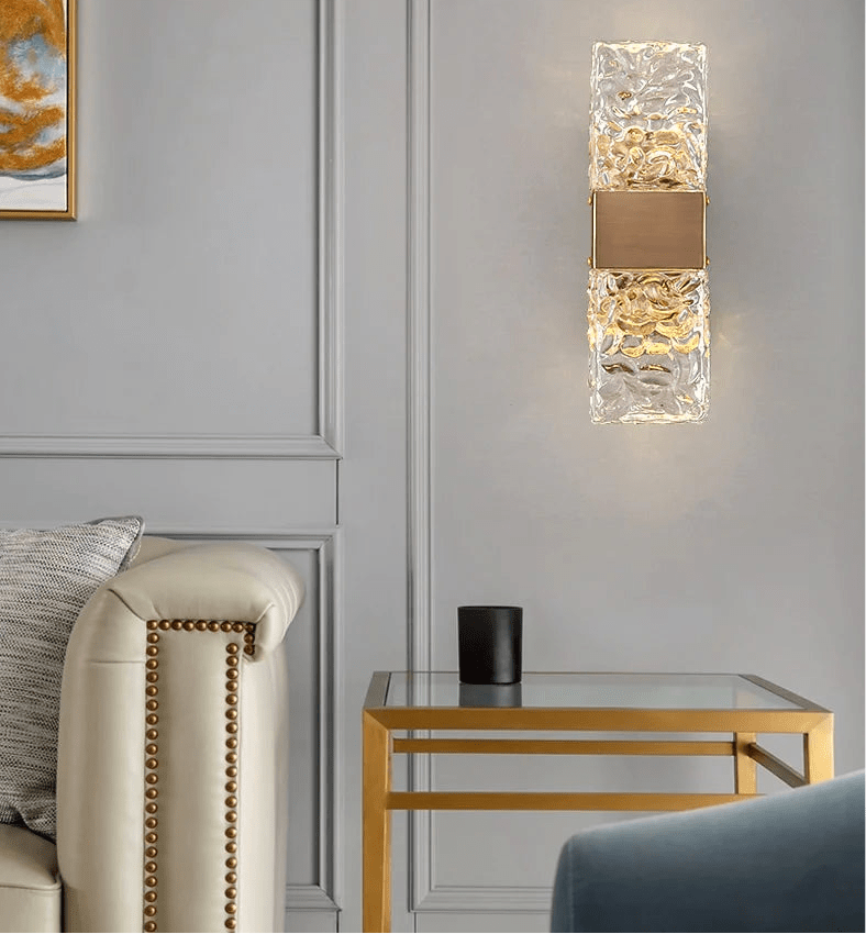 Clara Crossover Crystal Sconce