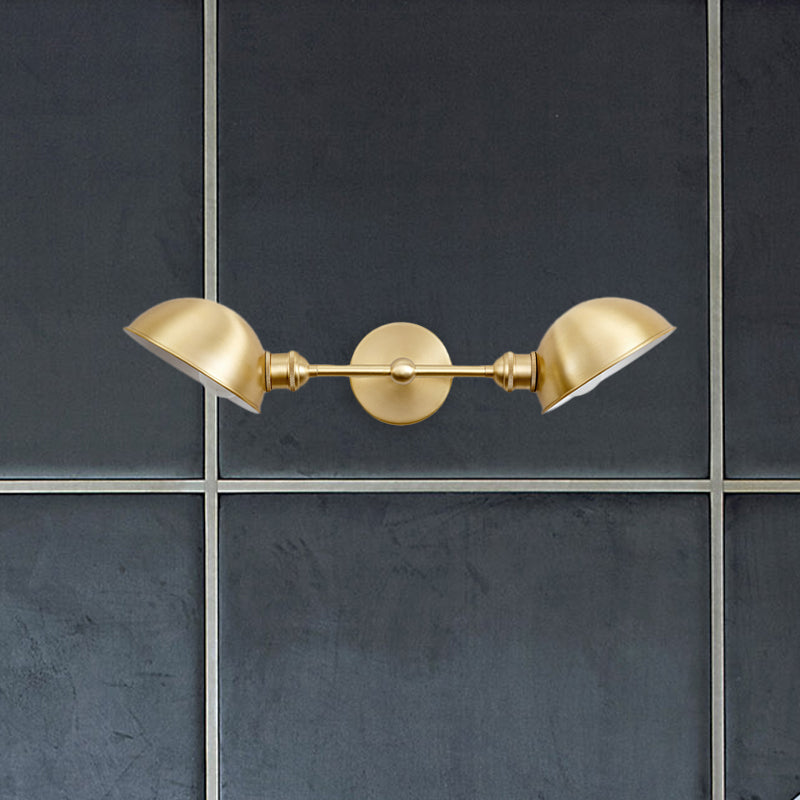 Madeleine Doppelkuppel Vintage Badezimmer-Wandleuchte