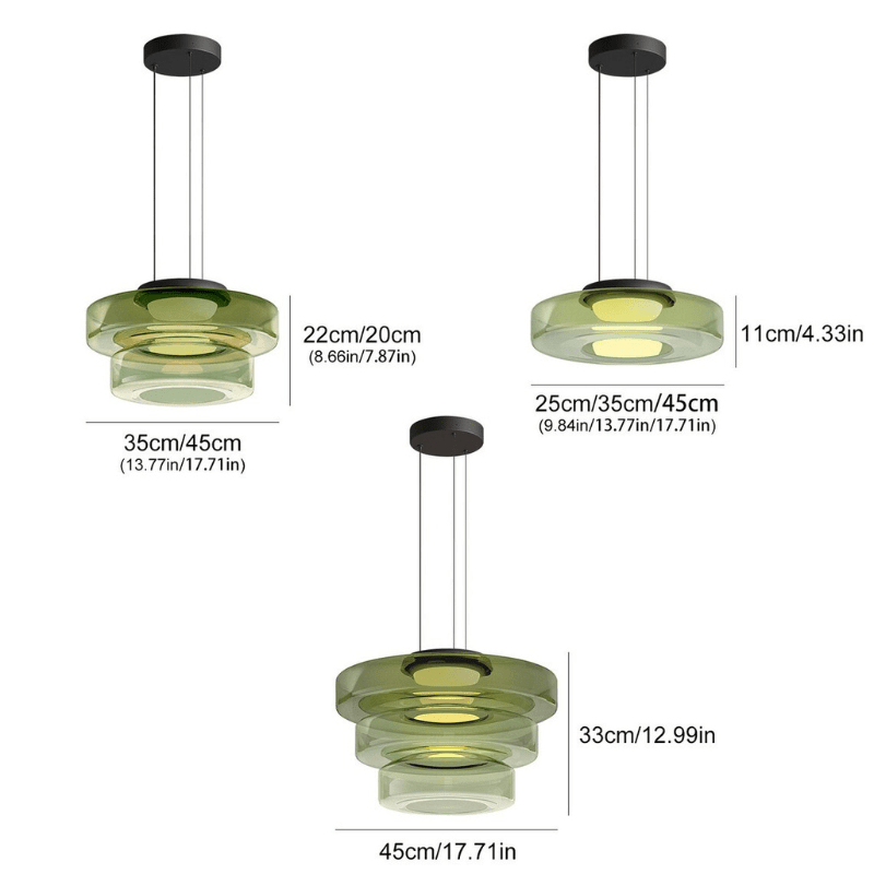 Juliette Scandinavian Glass Pendant Light
