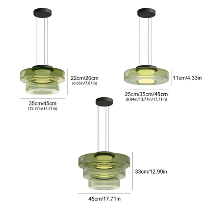 Juliette Scandinavian Glass Pendant Light