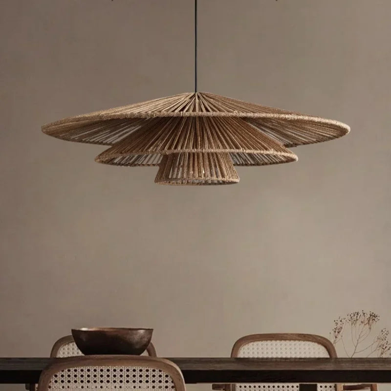 Anaïs Wabi Sabi Rattan Handmade Hängelampe