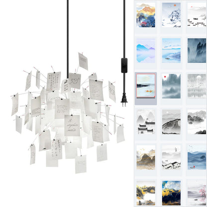 Élise Paper Art Plug-In Hängeleuchte