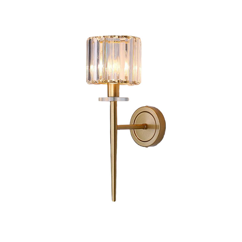 Madeleine Kristallblock Gold Wandleuchte