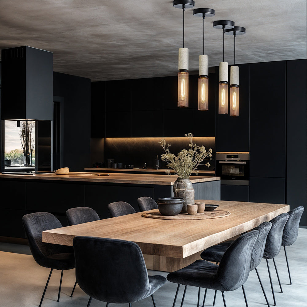 Amélie Industrial Cement Pendant Light