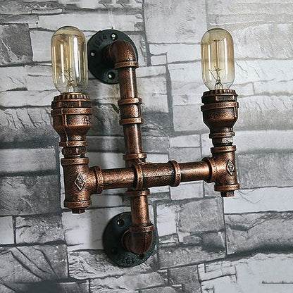 Ronan industrielle Wasserrohr Wandleuchte