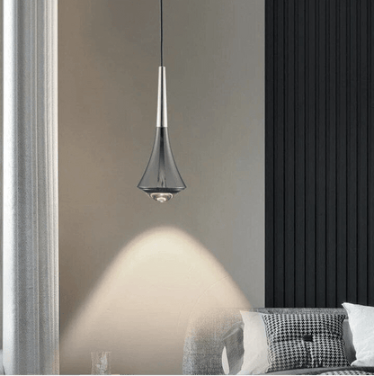 Sophie Minimalistischer Wassertropfen LED-Anhänger