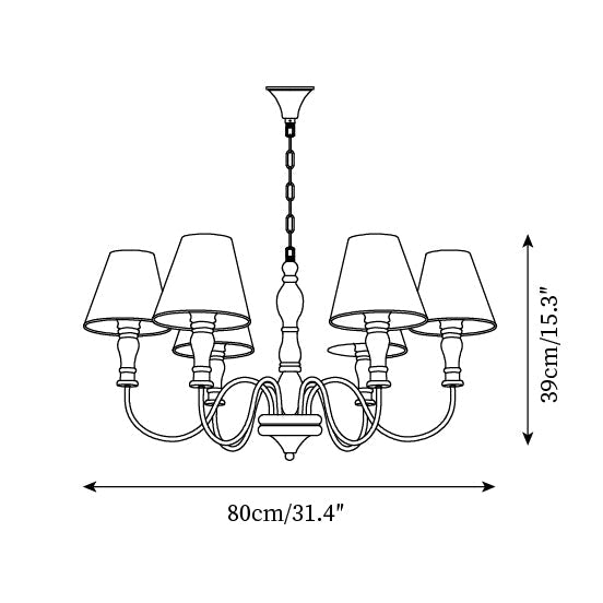 Sophie Floral Chandelier