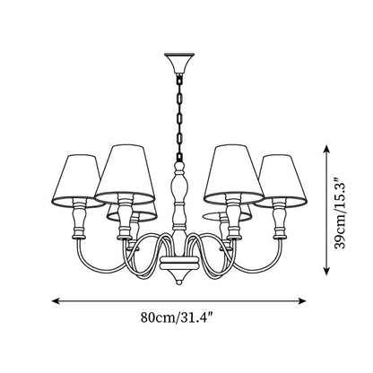 Sophie Floral Chandelier