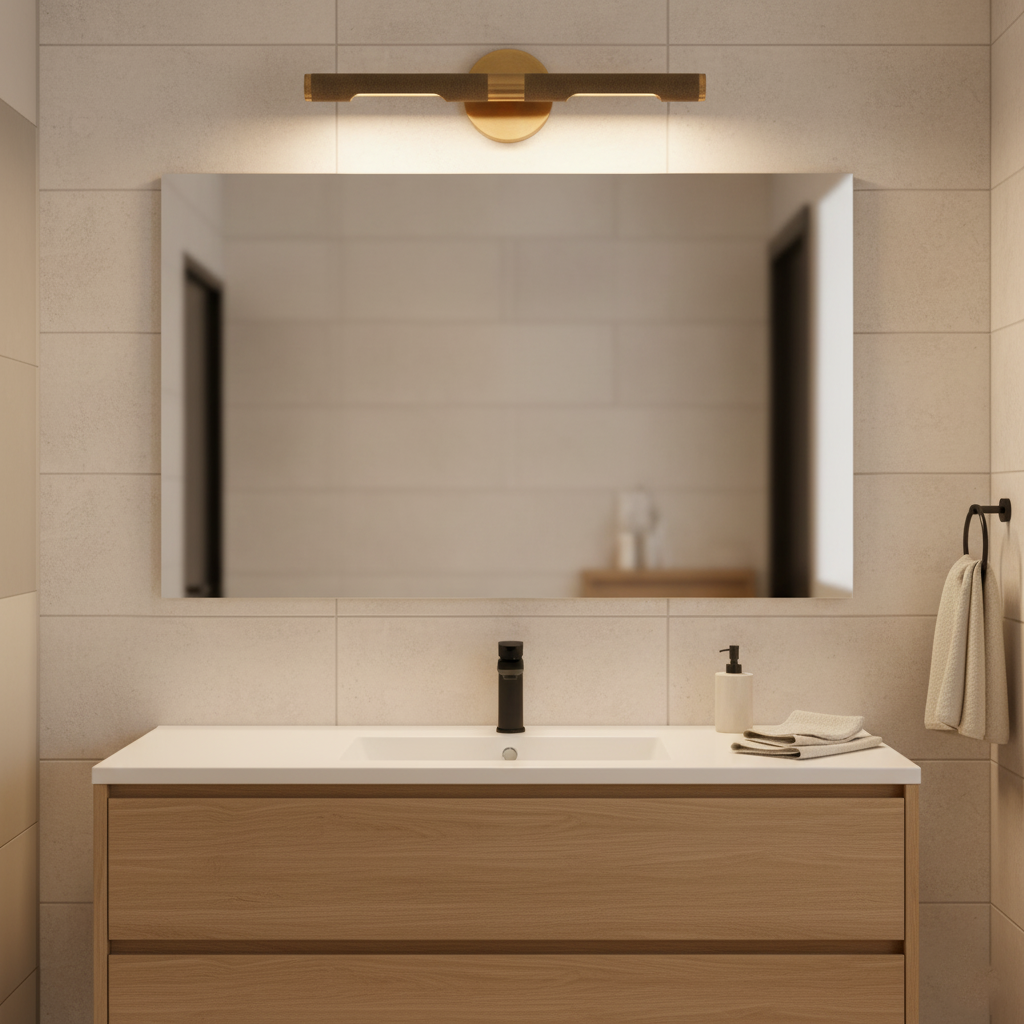 Émile Anvers Picture Wall Lamp with Brass Finish