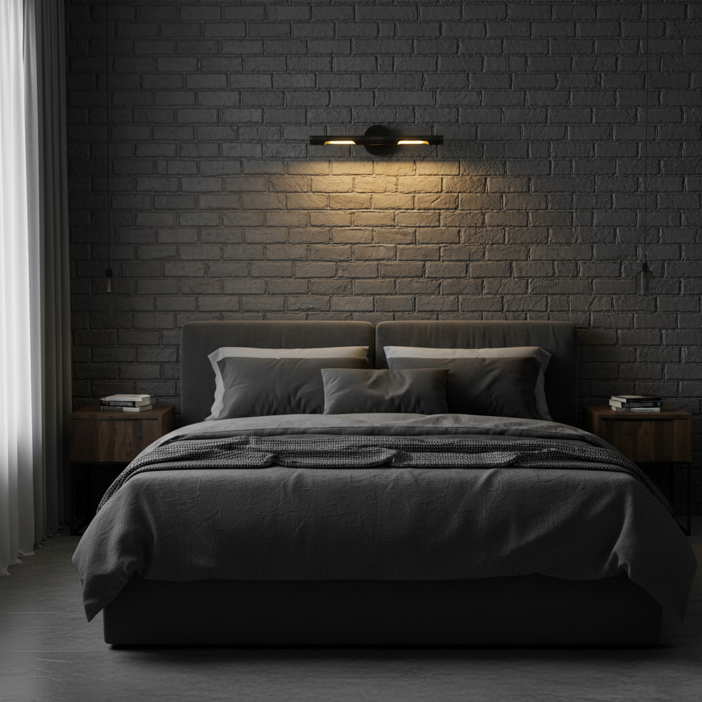Émile Anvers Picture Wall Lamp with Brass Finish
