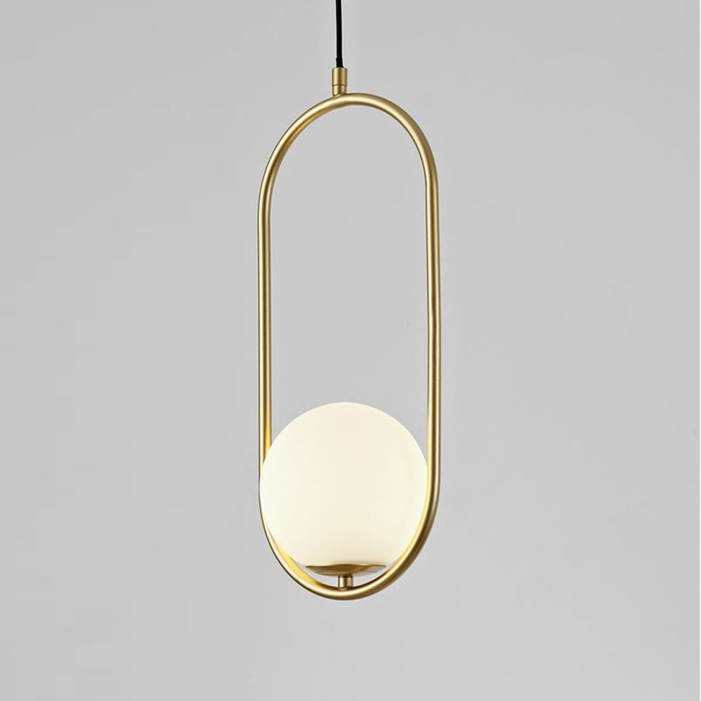 Elena Scandinavian Glass Pendant Light