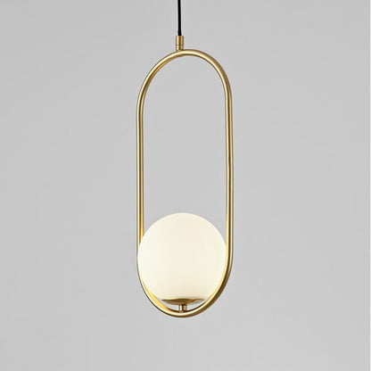 Elena Scandinavian Glass Pendant Light