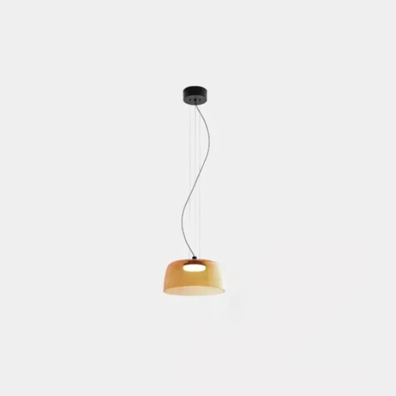 Sophie Aurora Layered Glass Pendelleuchte Getönte Deckenleuchte