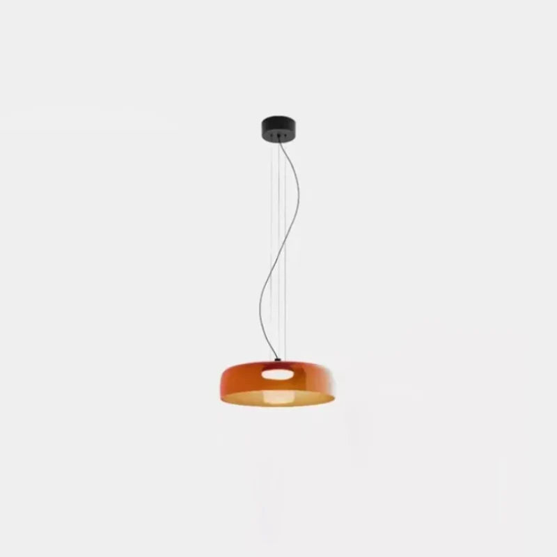 Sophie Aurora Layered Glass Pendelleuchte Getönte Deckenleuchte