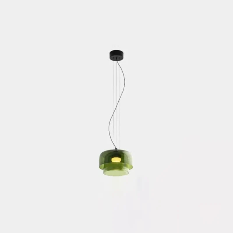 Sophie Aurora Layered Glass Pendelleuchte Getönte Deckenleuchte