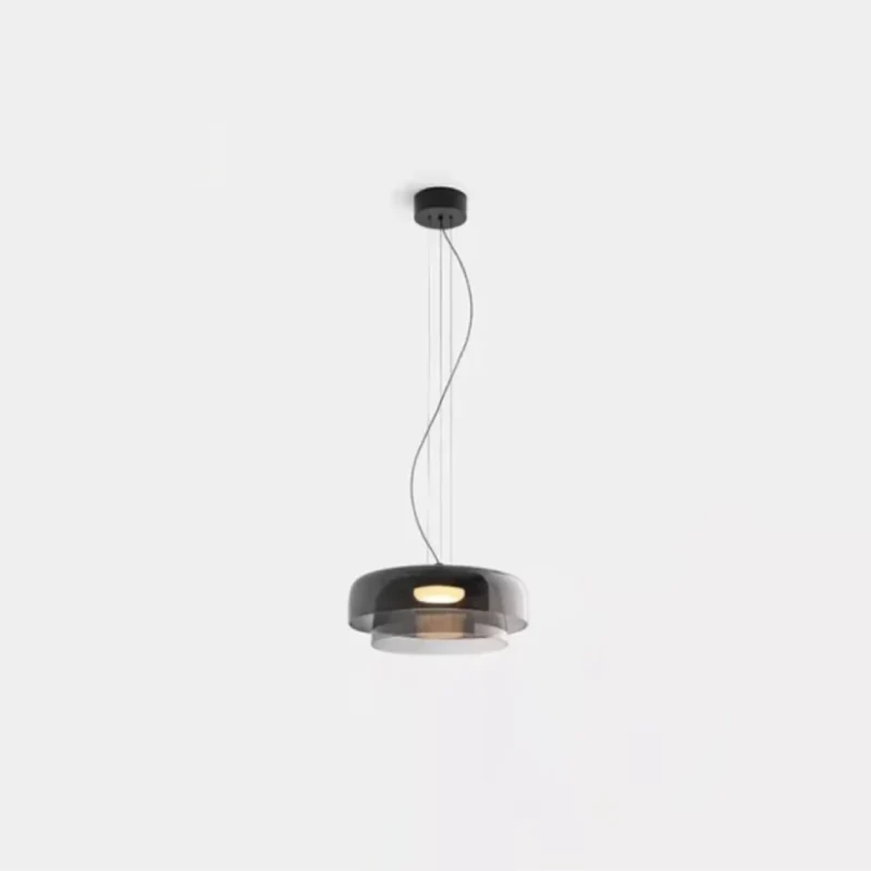 Sophie Aurora Layered Glass Pendelleuchte Getönte Deckenleuchte