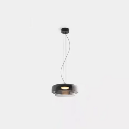 Sophie Aurora Layered Glass Pendelleuchte Getönte Deckenleuchte