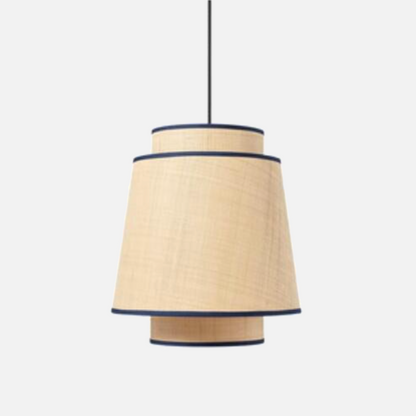 Élise Bali Skulpturale Rattan-LED-Hängeleuchte