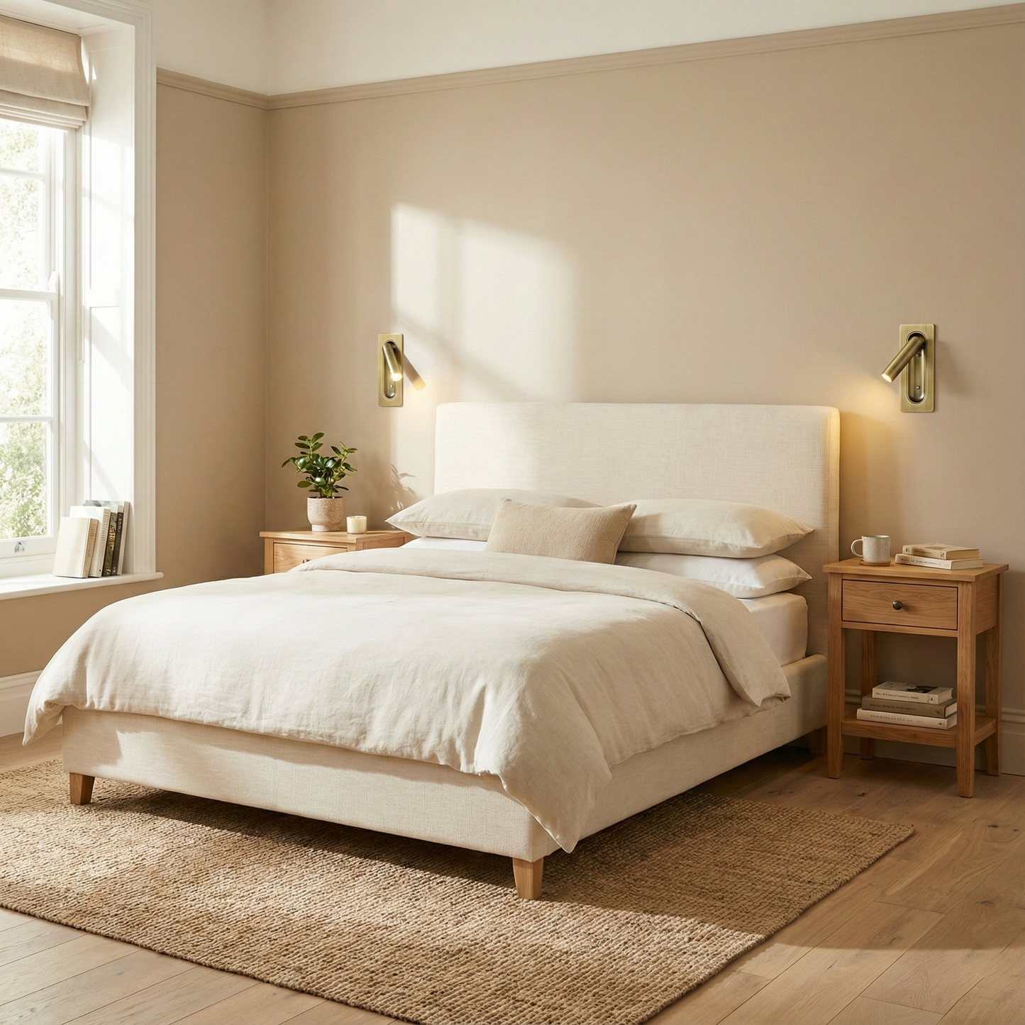 Isabelle Bedside LED Wall Lamp – 360º Directional Reading Light