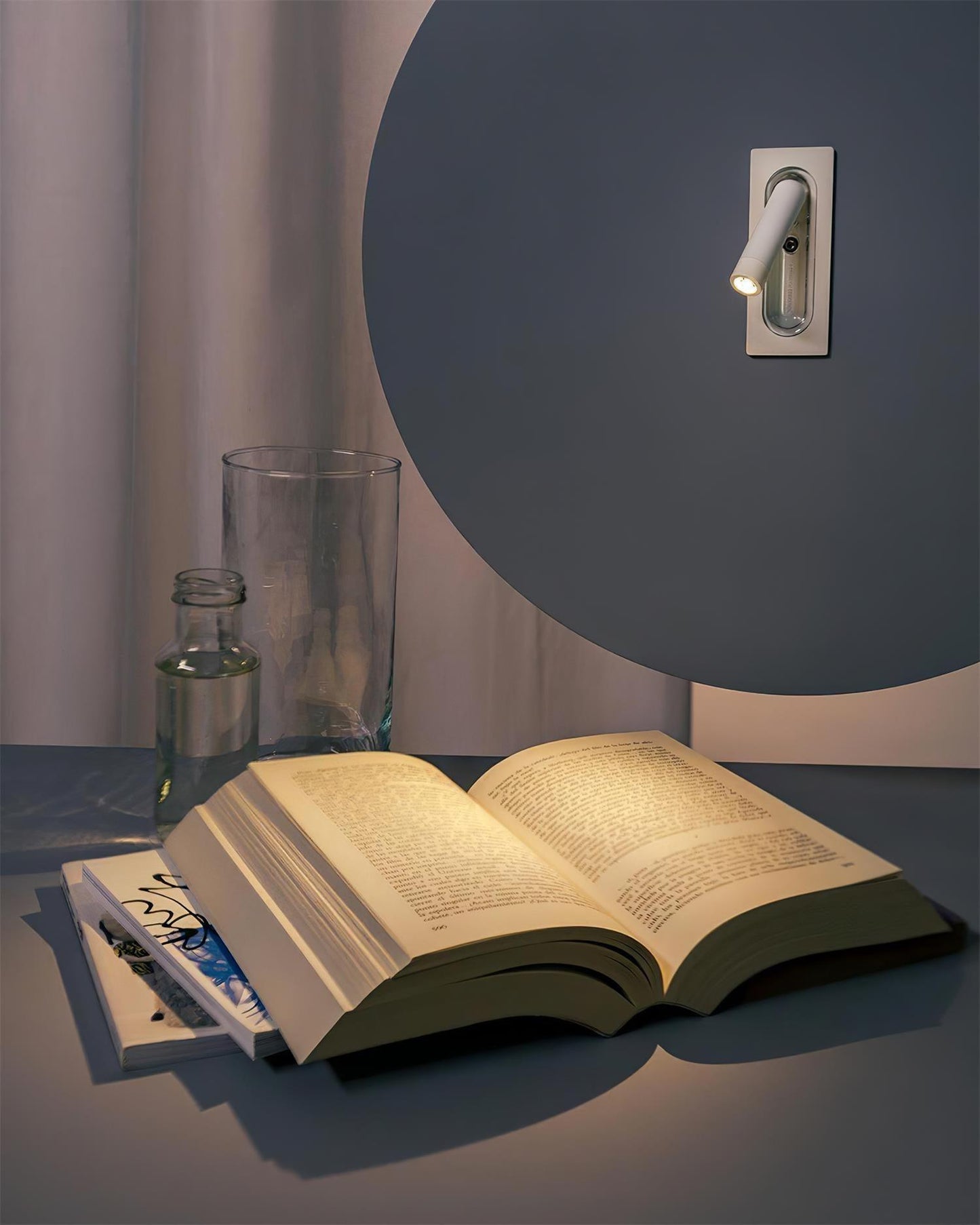 Isabelle Bedside LED Wall Lamp – 360º Directional Reading Light