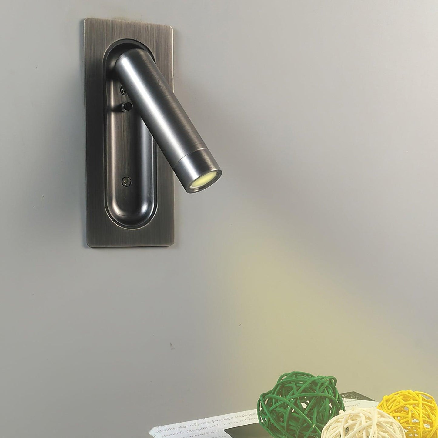 Isabelle Bedside LED Wall Lamp – 360º Directional Reading Light