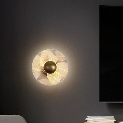 Élise Bloom Petal Acrylic Wall Lamp