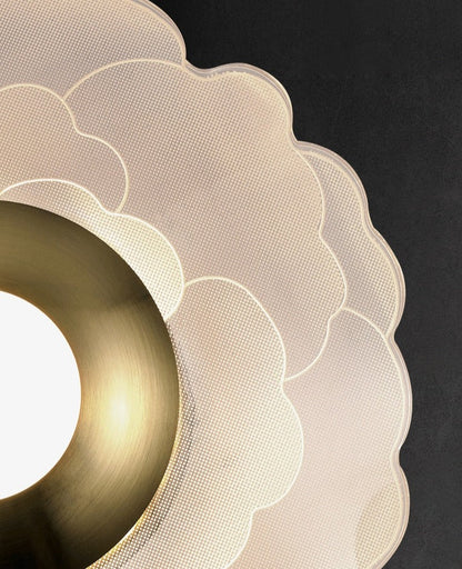 Élise Bloom Petal Acrylic Wall Lamp