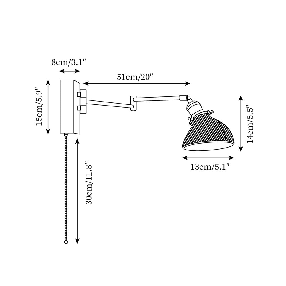 Antoine Brady Vintage Wall Lamp