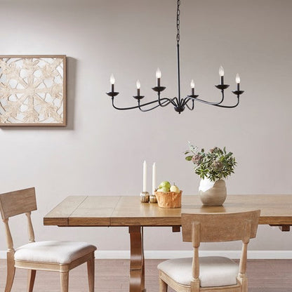 Élise Brighton Farmhouse 6-Light Metal Chandelier